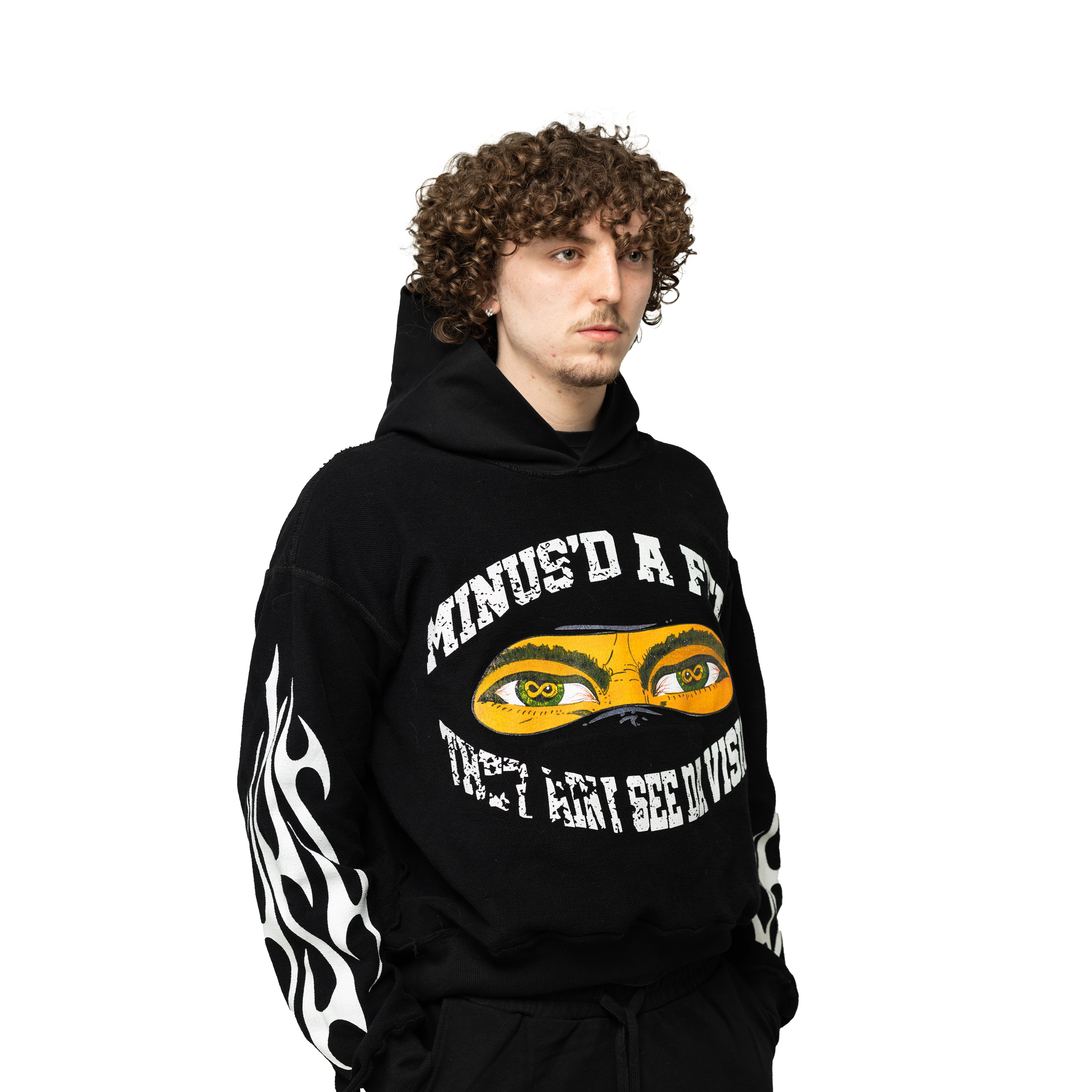 INFNITY'S REVERSIBLE OBSIDIAN BLANK HOODIE