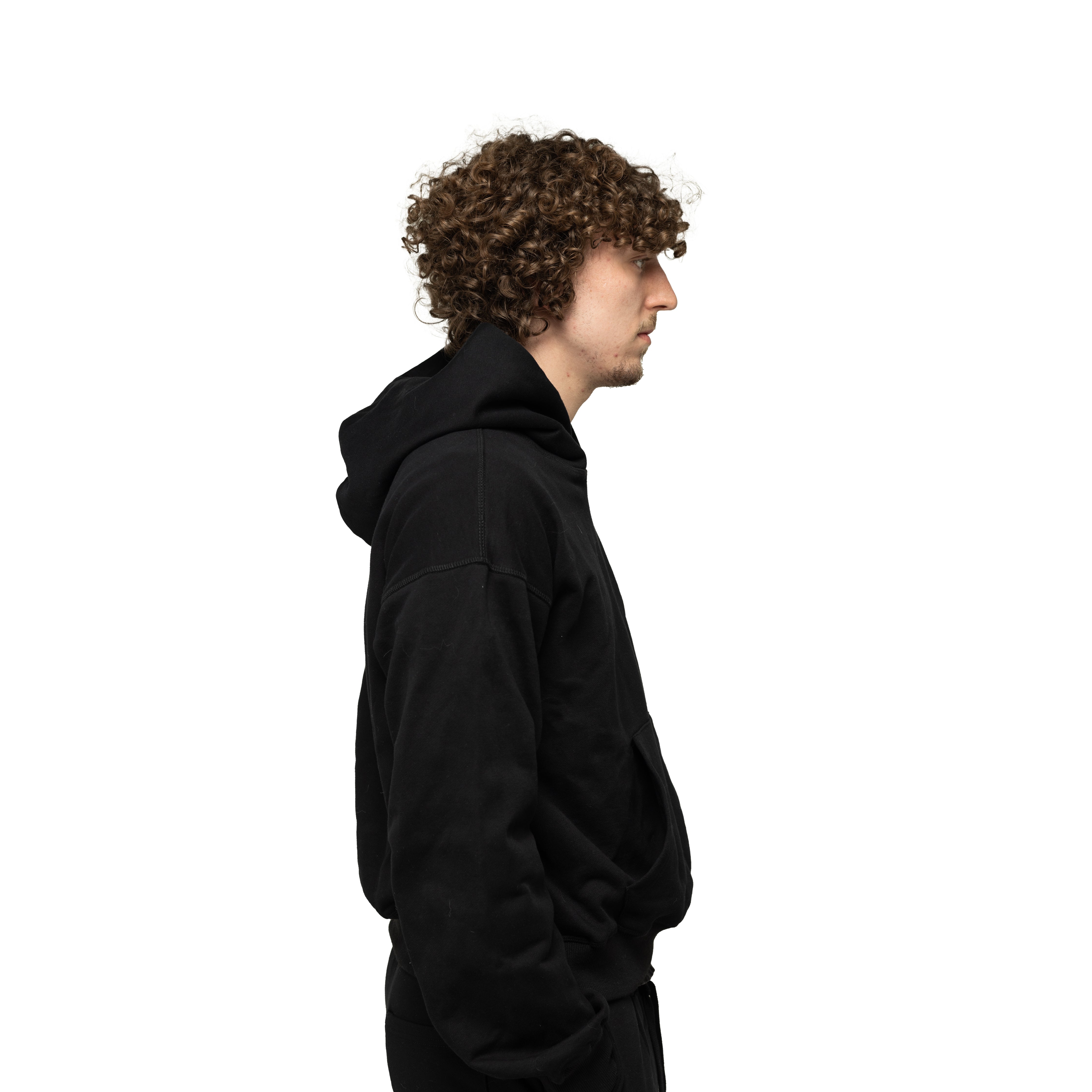 INFNITY'S REVERSIBLE OBSIDIAN BLANK HOODIE