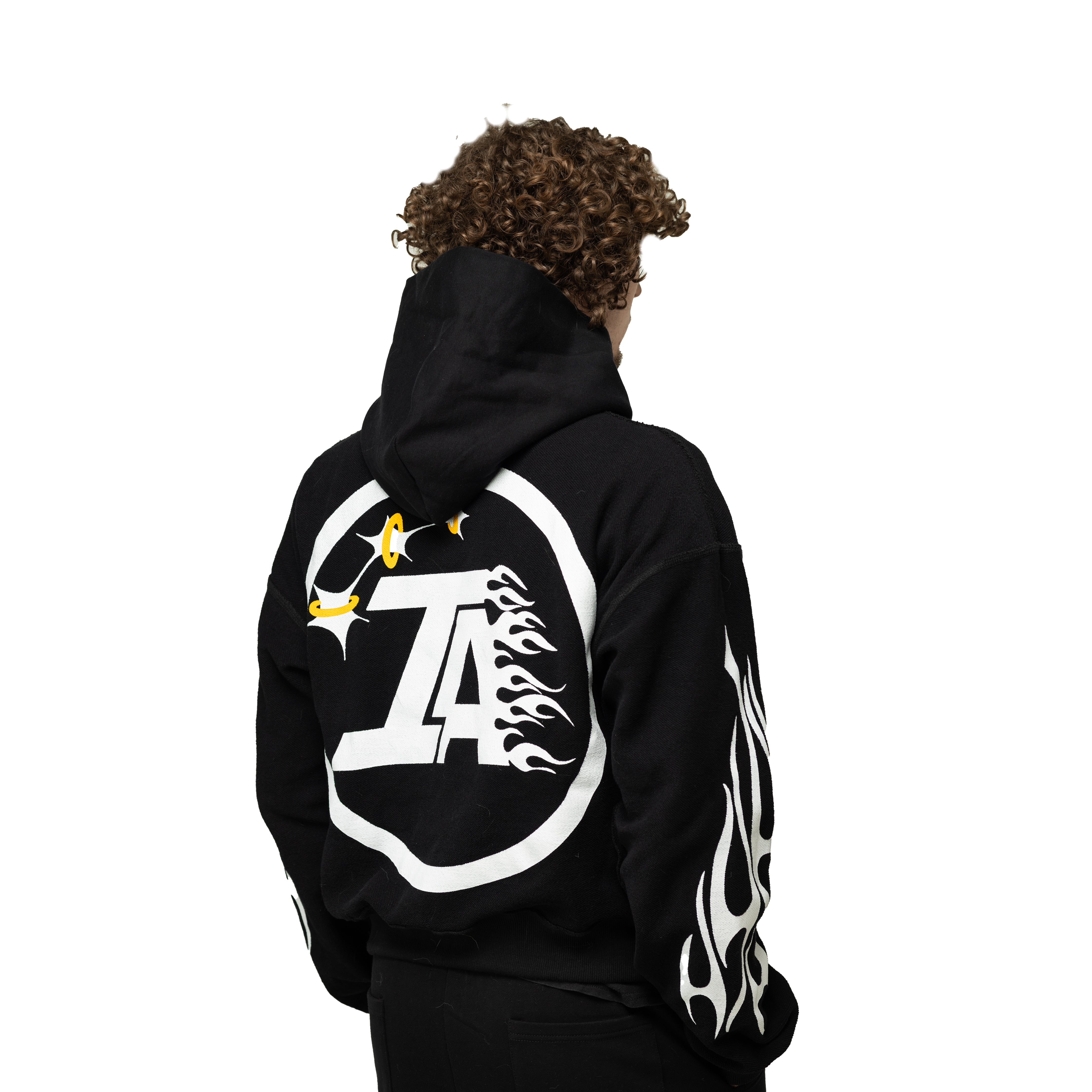 INFNITY'S REVERSIBLE OBSIDIAN BLANK HOODIE