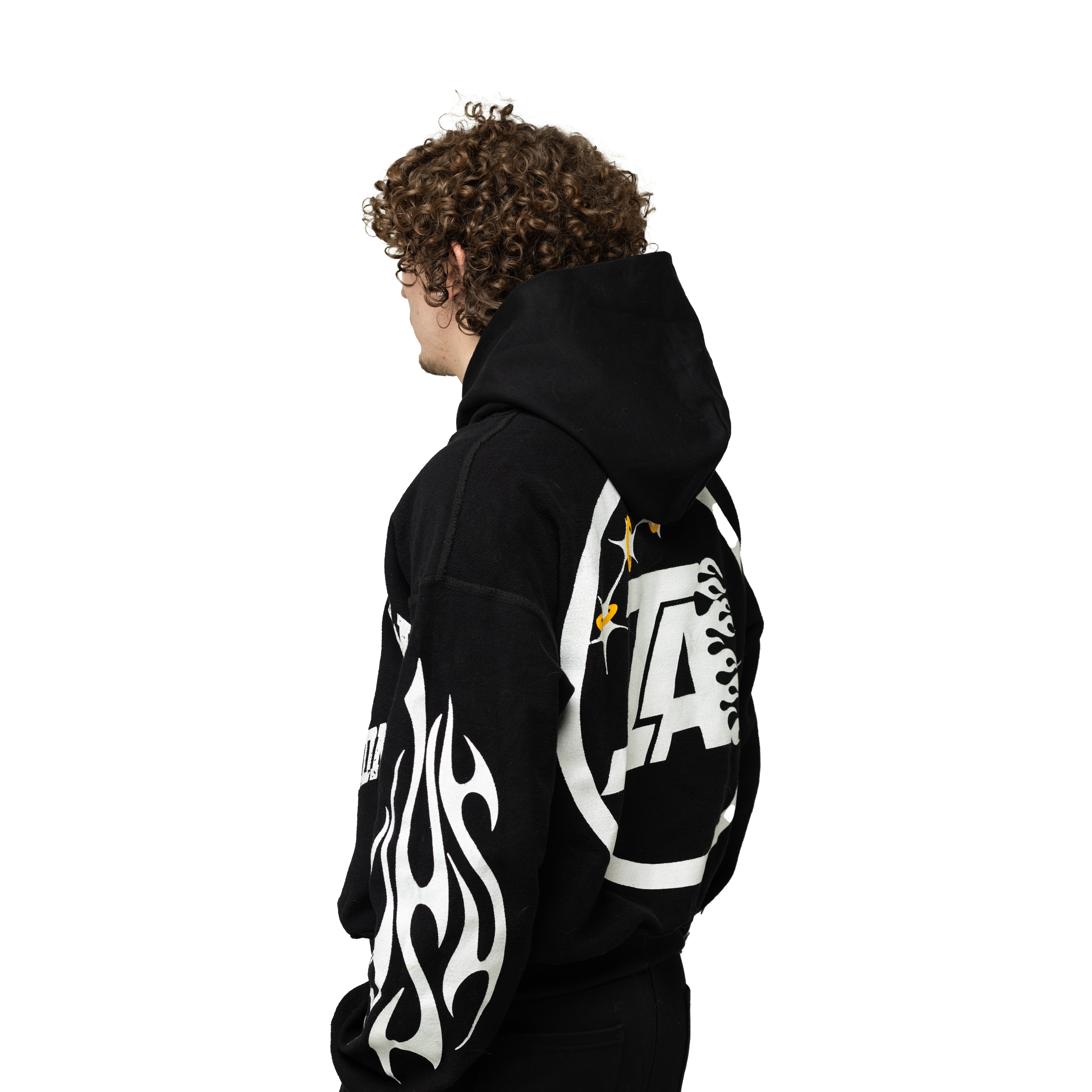 INFNITY'S REVERSIBLE OBSIDIAN BLANK HOODIE