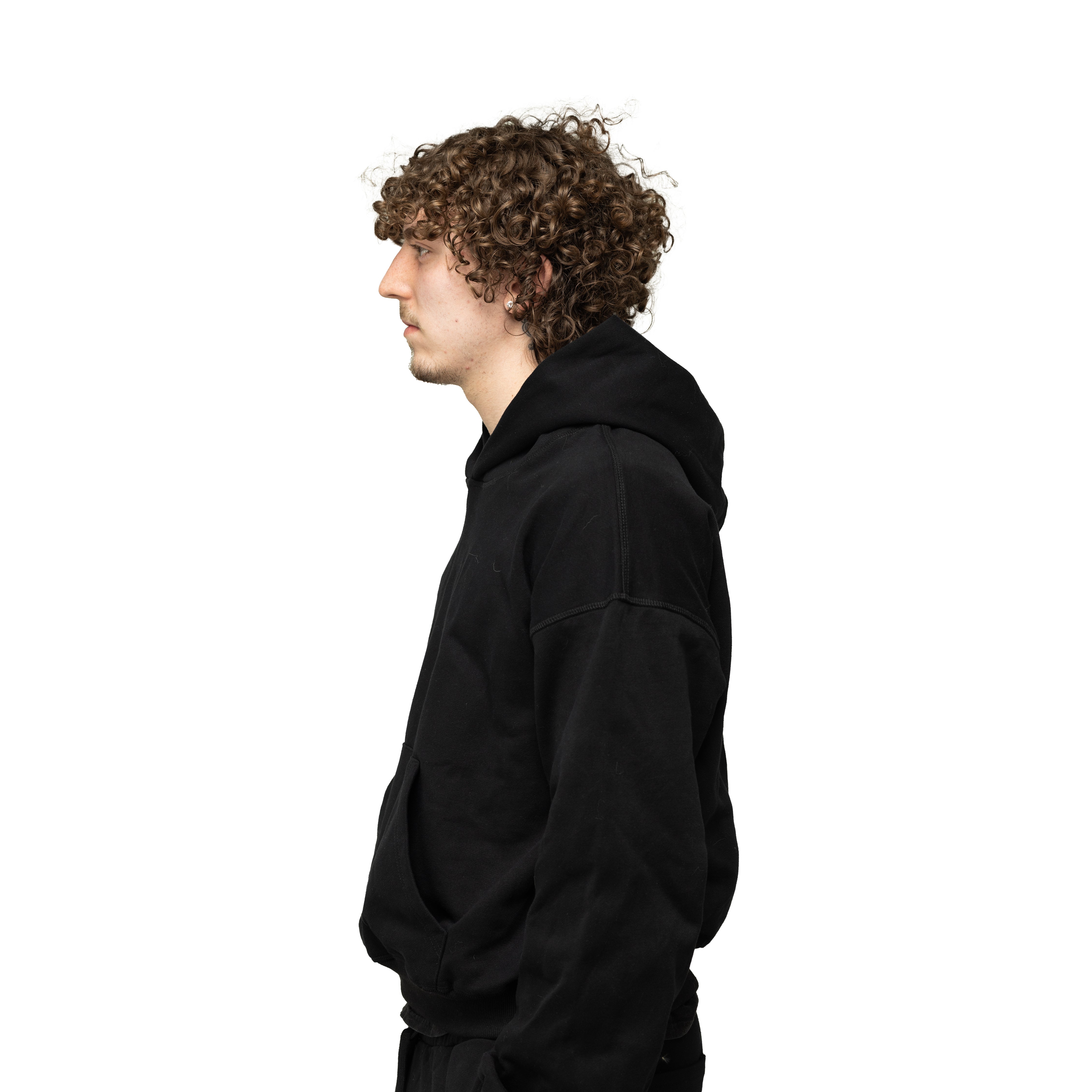 INFNITY'S REVERSIBLE OBSIDIAN BLANK HOODIE
