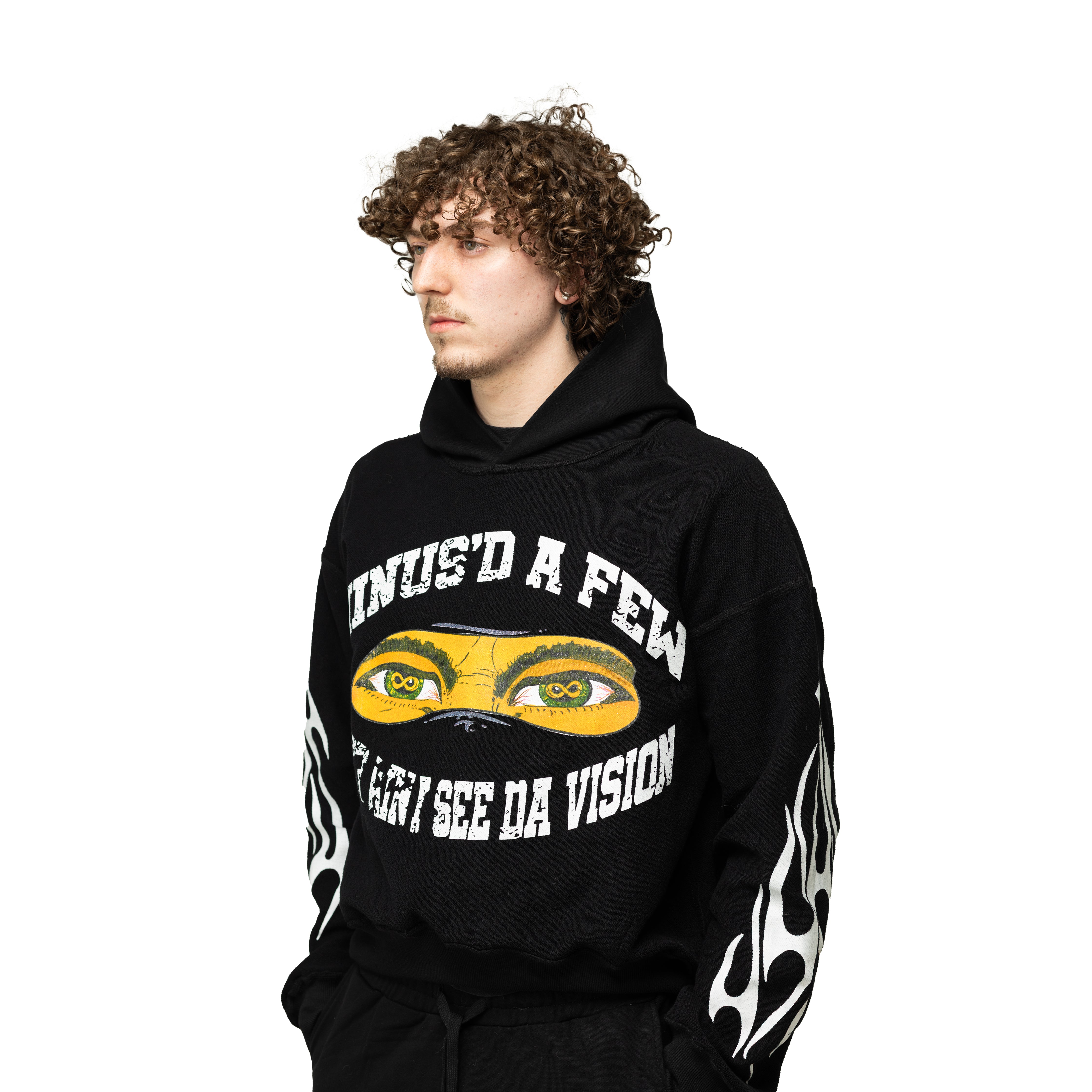 INFNITY'S REVERSIBLE OBSIDIAN BLANK HOODIE