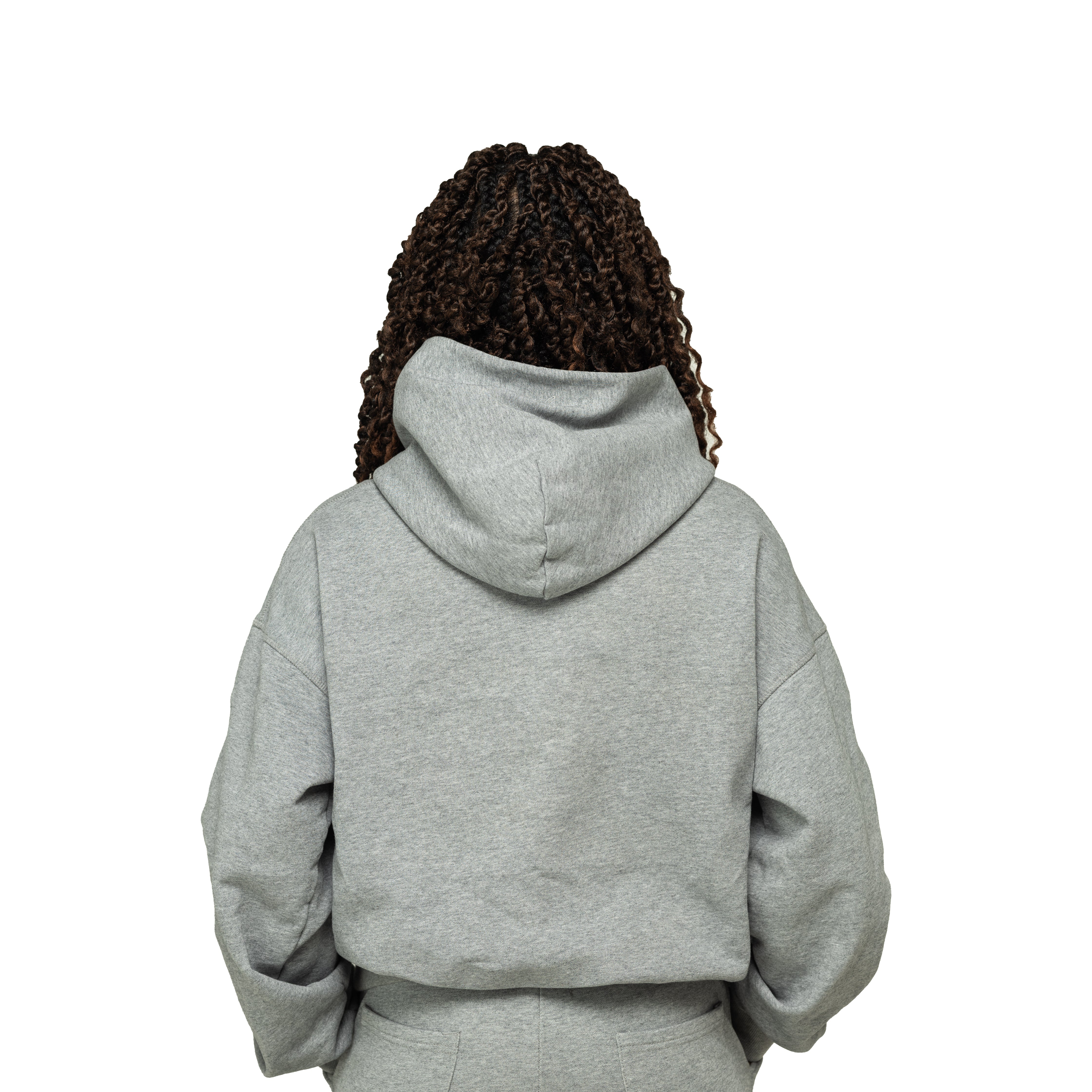 INFNITY'S REVERSIBLE GRAPHITE BLANK HOODIE